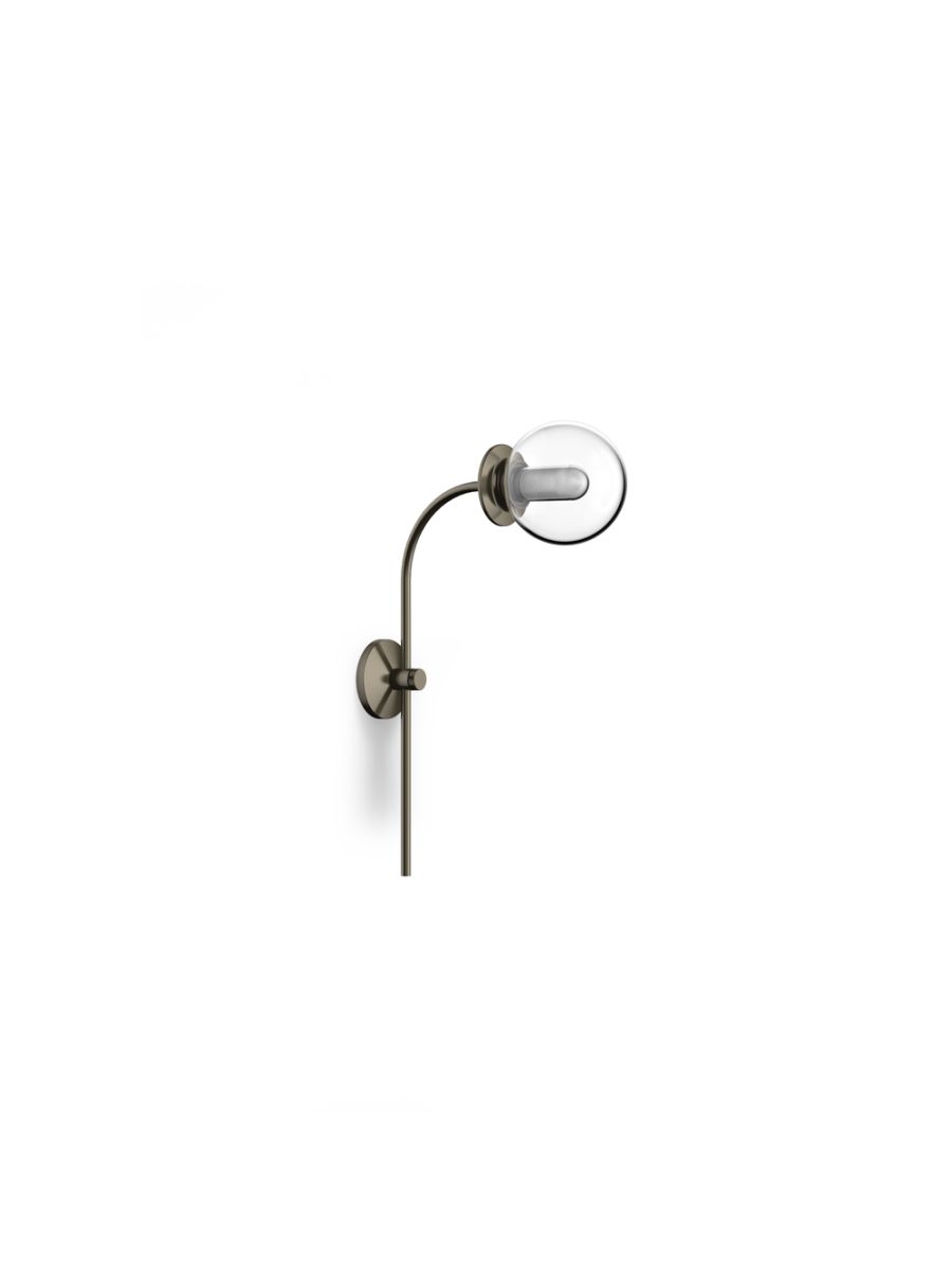 BALINA M 450 WALL 1 LED (6,1W-3000K-CRI>900) DIFFUSE 24V DC - BRONZE