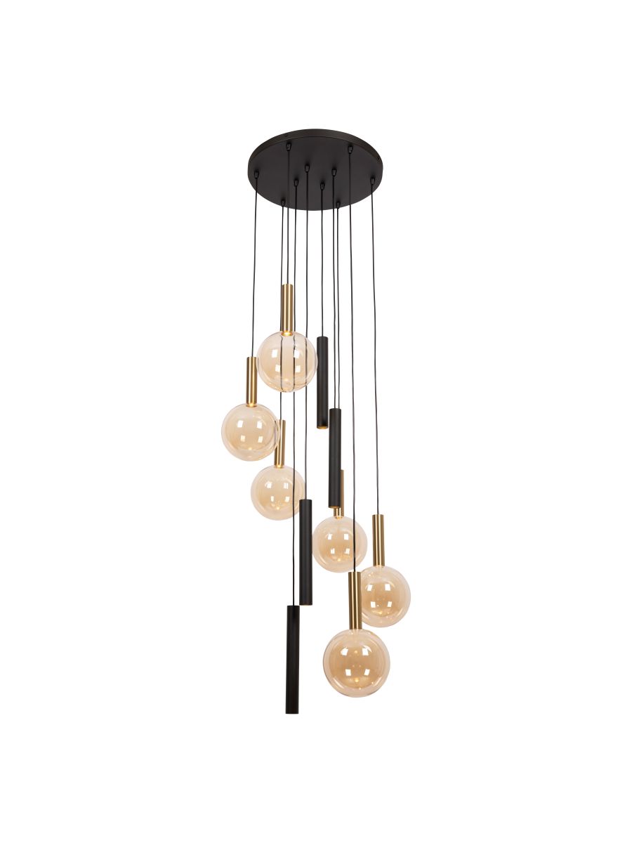 JOSIANE SUSPENSION Ø 55 CM 6XG9 , 4XGU10M NOIR