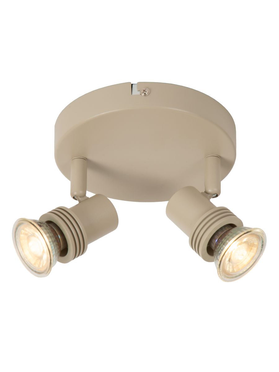 KIANTI SPOT PLAFOND Ø 15 CM 2XGU10 TAUPE