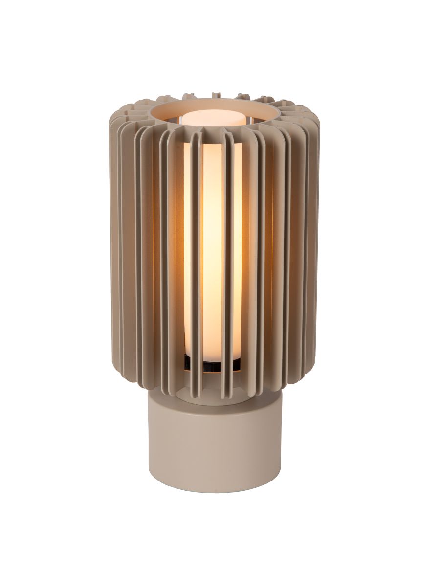 LAMBRES LAMPE DE TABLE Ø 15 CM 1XE27 TAUPE