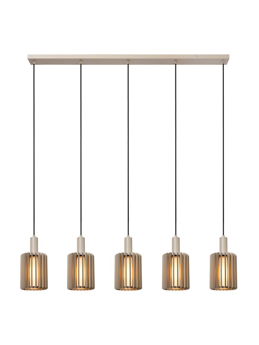 LAMBRES SUSPENSION 5XE27 TAUPE