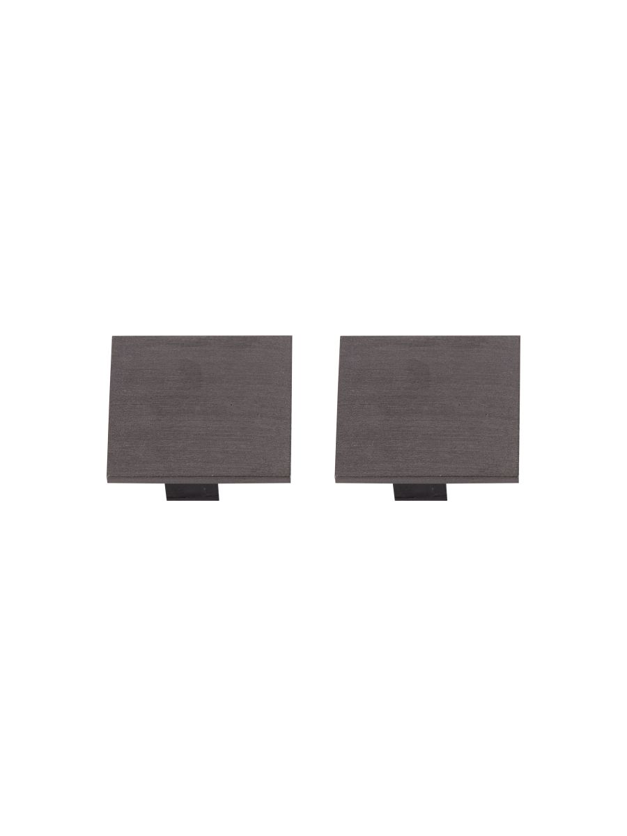 LINIAL EMBOUT DE FERMETURE SYSTÈME DE RAIL MONOPHASÉ / ÉCLAIRAGE SUR RAIL ENSEMBLE DE 2 CANON FUSIL MAT