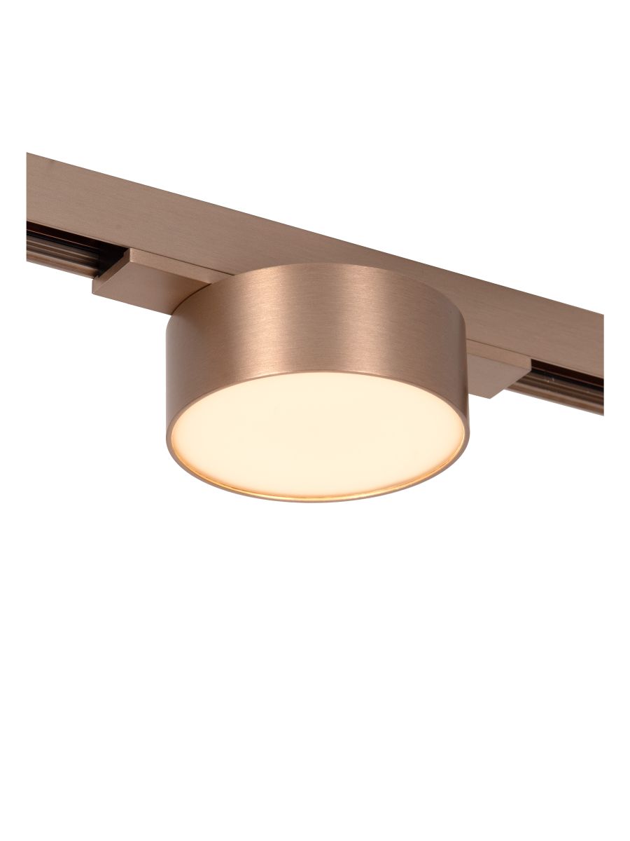 LINIAL FIXT SPOT SUR RAIL SYSTÈME DE RAIL MONOPHASÉ / ÉCLAIRAGE SUR RAIL 1XLED CHAMPAGNE