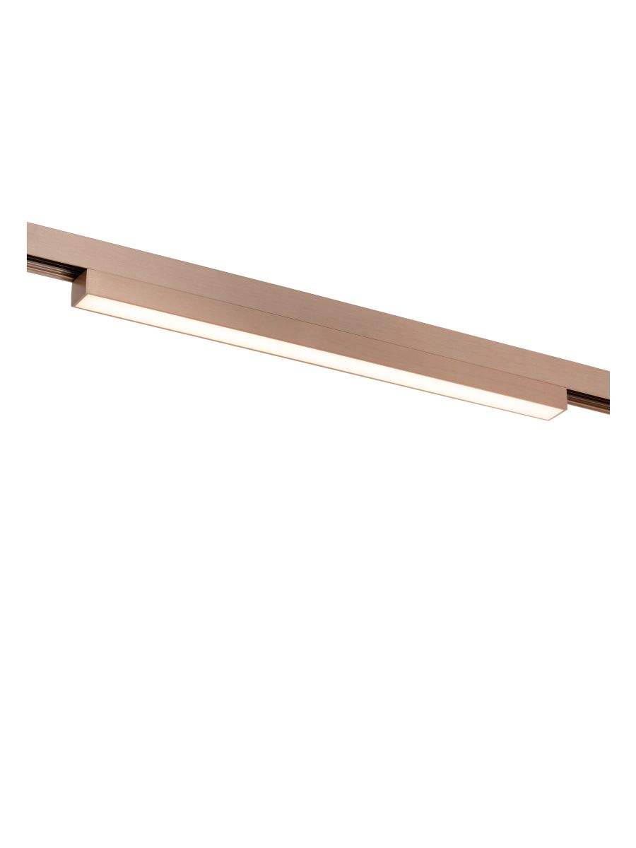 LINIAL GLYX SPOT SUR RAIL SYSTÈME DE RAIL MONOPHASÉ / ÉCLAIRAGE SUR RAIL 1XLED CHAMPAGNE