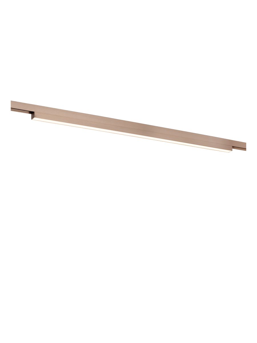 LINIAL GLYXX SPOT SUR RAIL SYSTÈME DE RAIL MONOPHASÉ / ÉCLAIRAGE SUR RAIL 1XLED CHAMPAGNE