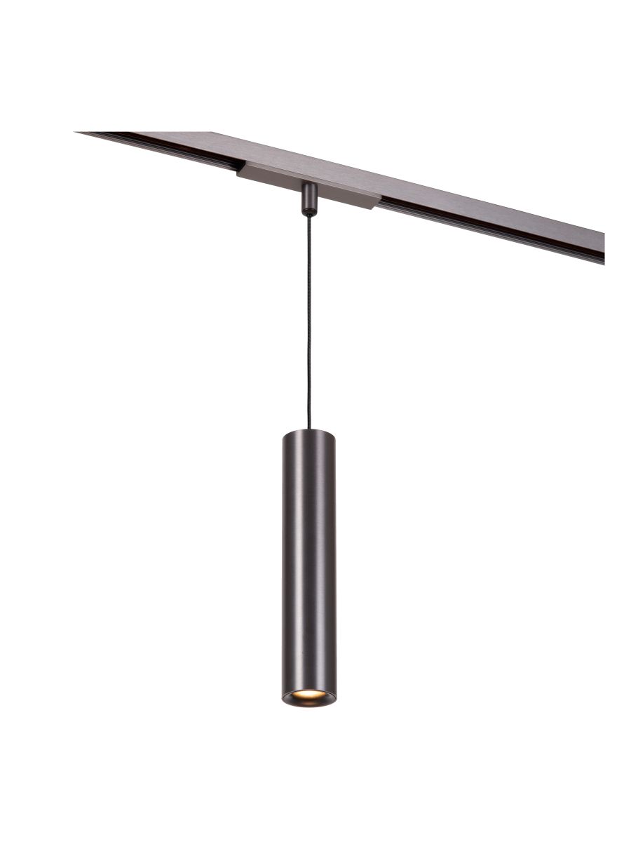 LINIAL LUXUS SUSPENSION SYSTÈME DE RAIL MONOPHASÉ / ÉCLAIRAGE SUR RAIL 1XLED CANON FUSIL MAT