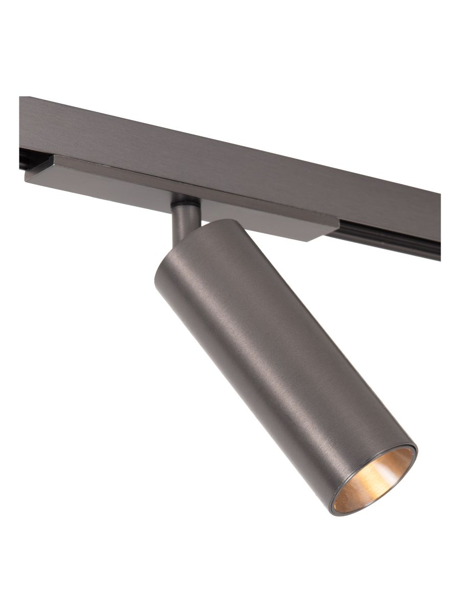 LINIAL MOX SPOT SUR RAIL SYSTÈME DE RAIL MONOPHASÉ / ÉCLAIRAGE SUR RAIL 1XLED CANON FUSIL MAT