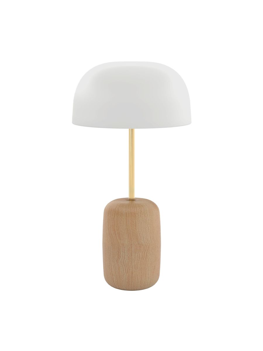 NINA LAMPE DE TABLE ABAT-JOUR BLANC