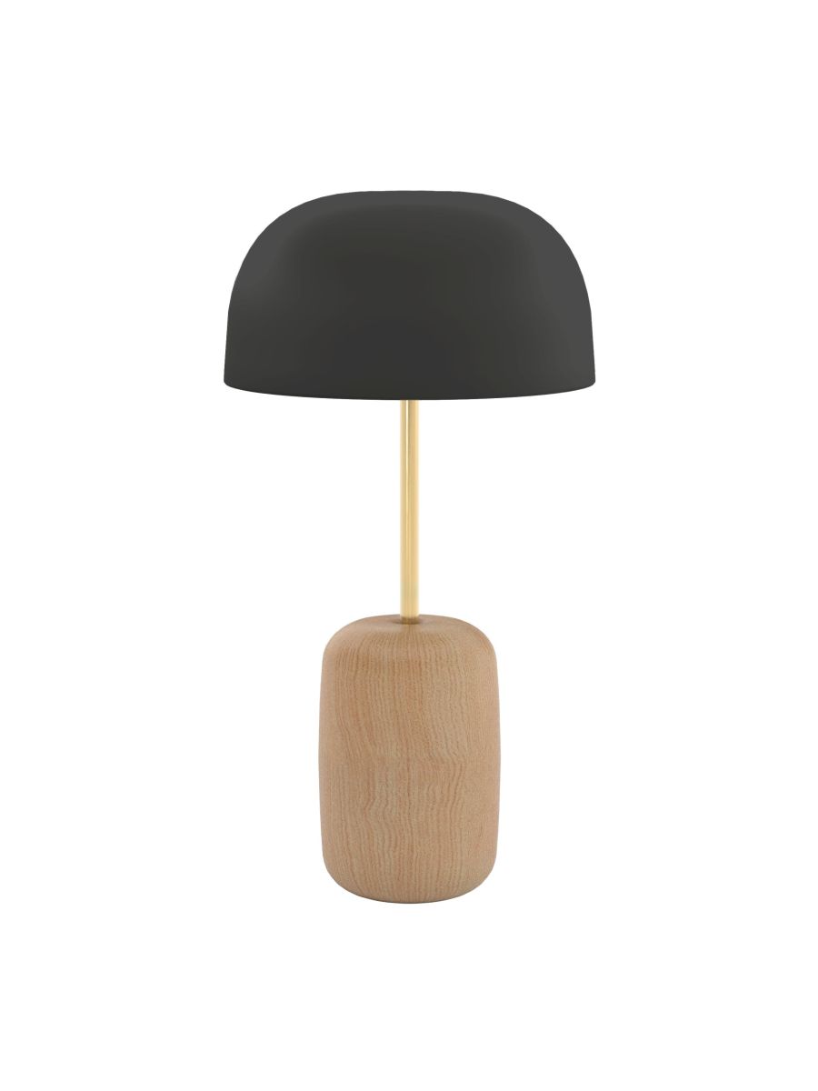 NINA LAMPE DE TABLE ABAT-JOUR GRIS ARDOISE