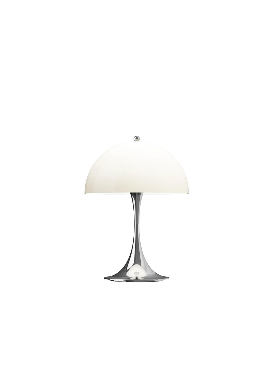 PANTHELLA 250 PORTABLE LAMPE CHROME OPAL BEIGE