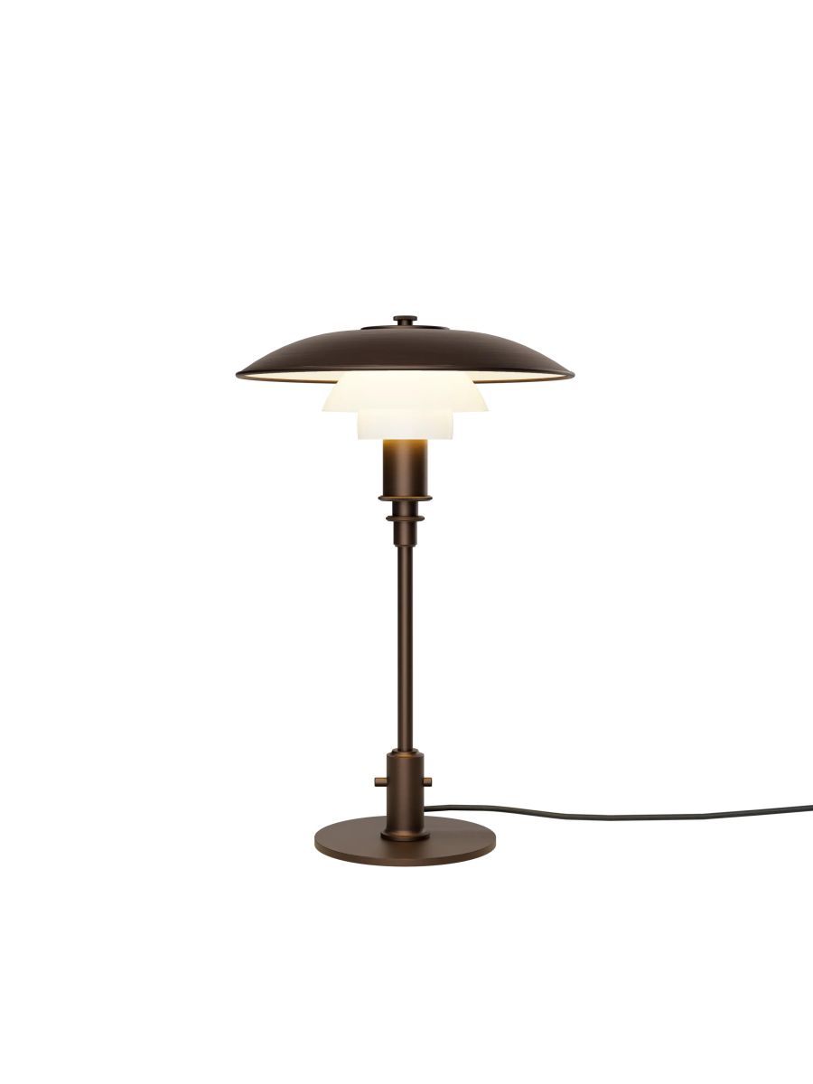 PH 3/2 LAMPE DE TABLE LAITON VIEILLI