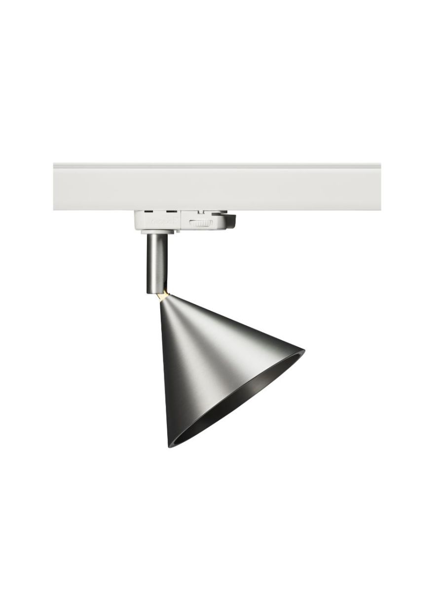 APOLLO 17 TRACKLIGHT ALUMINIUM, BLANC