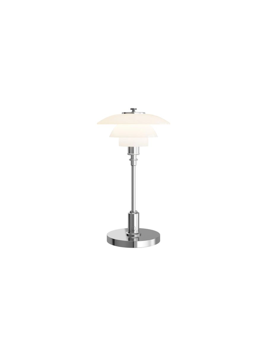 PH 1/1 PORTABLE LAMPE HIGH LUSTRE CHROME PLATED
