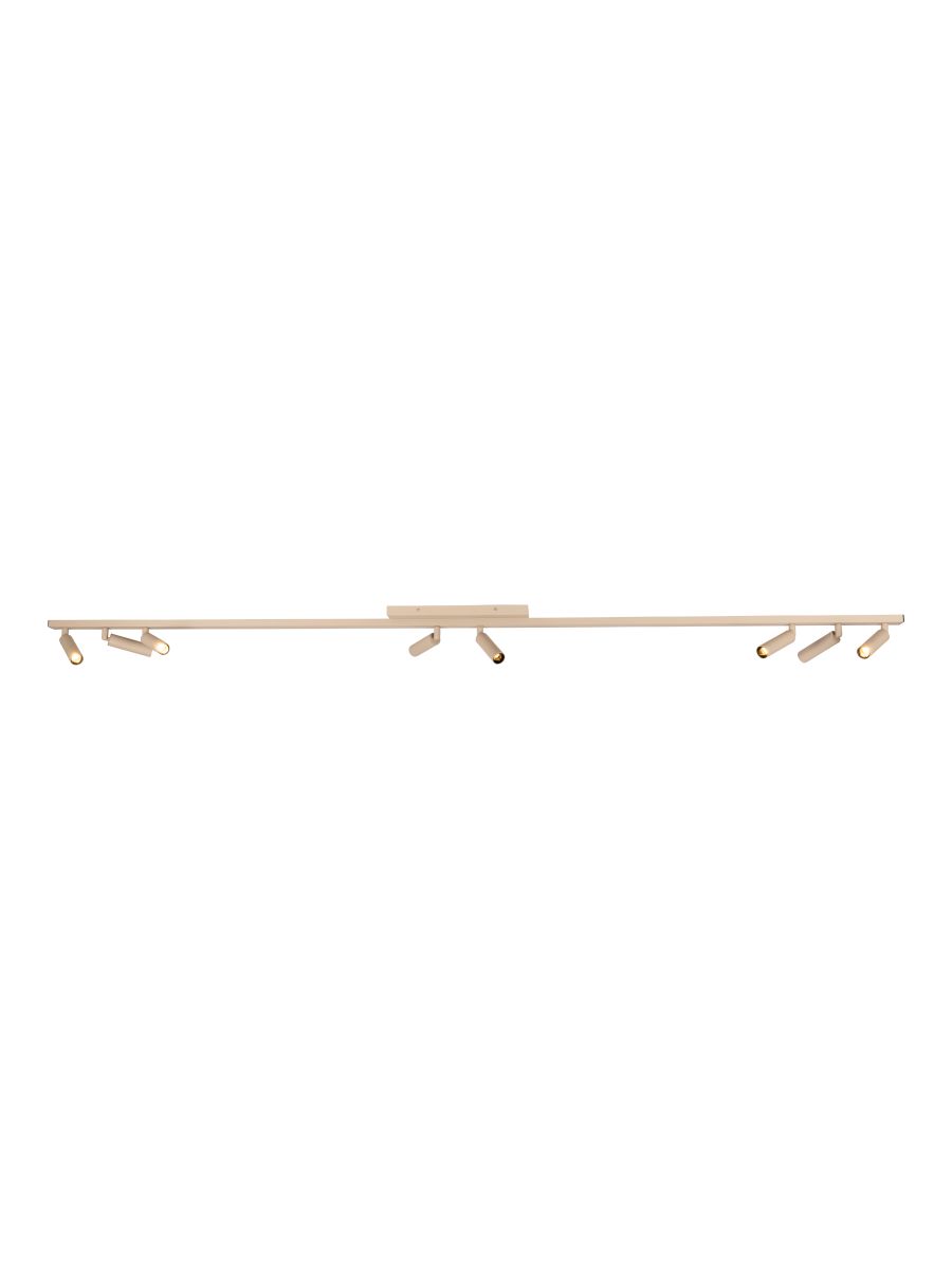 KEONI SPOT PLAFOND TAUPE 8XG9 3,8W ALUMIN.