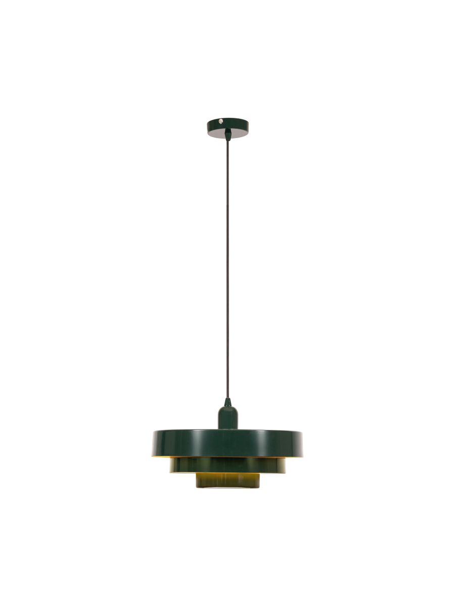RUNA SUSPENSION VERT Ø35 1XE27 40W MÉTAL