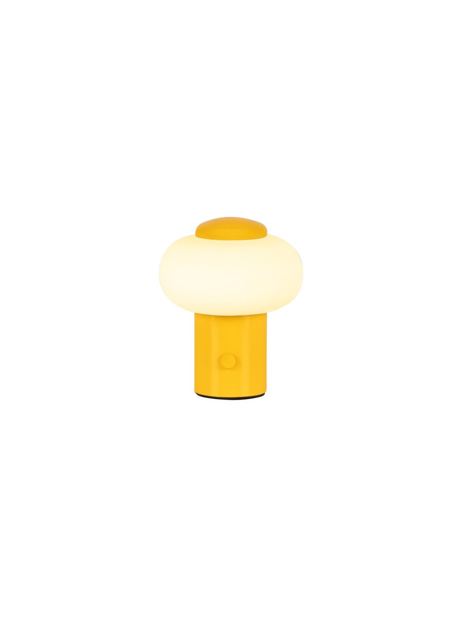 GUSTAV LAMPE DE TAB. JAUNE Ø8 LED DIMM. 0,8W 2700K