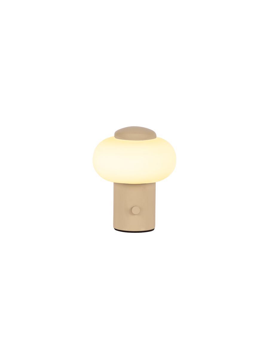 GUSTAV LAMPE DE TAB. CRÈME Ø8 LED DIMM. 0,8W 2700K