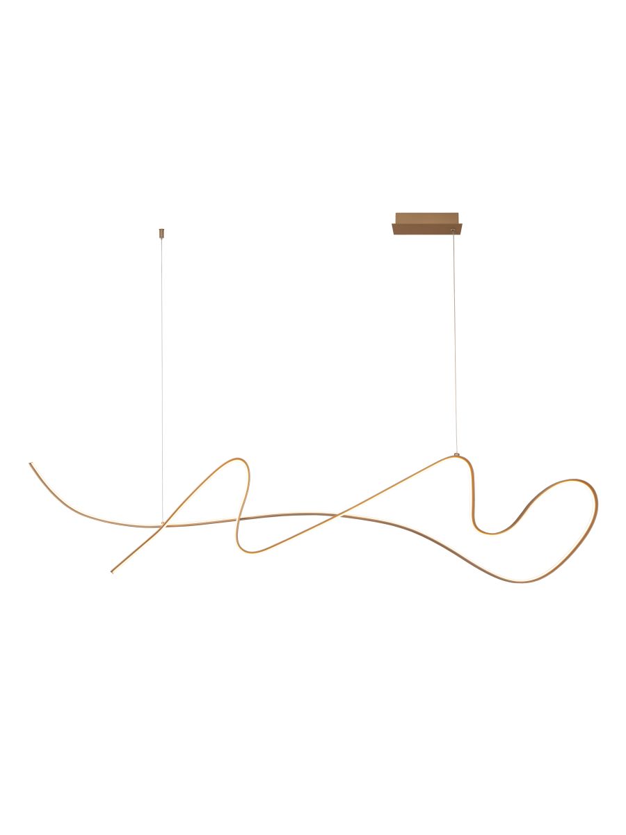 LAMBADA SUSPENSION CHAMPA. LED DIMM. 47W 2700K PVC