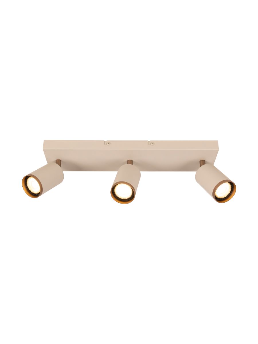REGINA SPOT PLAFOND TAUPE TRIPLE LINÉAIRE