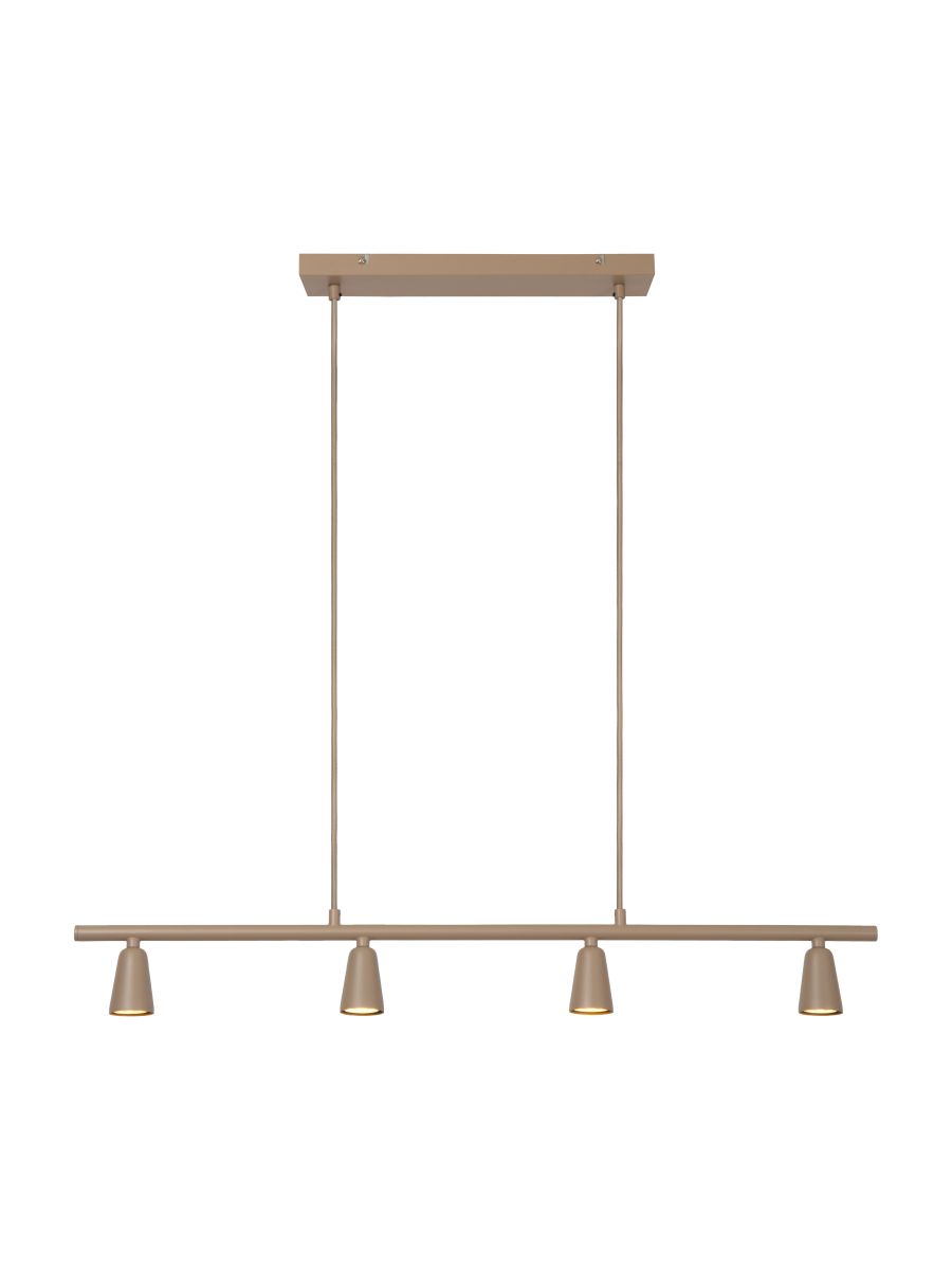 TIANA SUSPENSION TAUPE 4XGU10 25W MÉTAL
