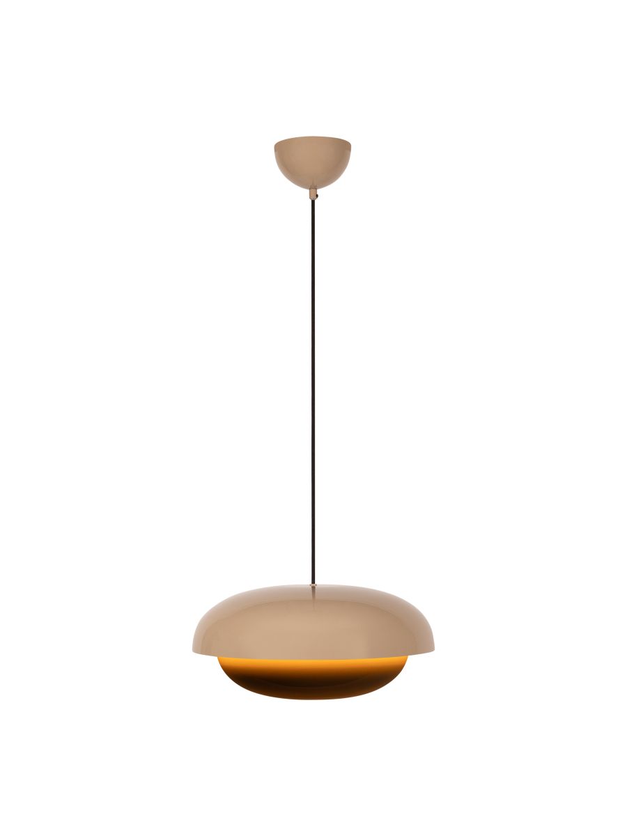 YOUNES SUSPENSION TAUPE Ø40 1XE27 40W MÉTAL