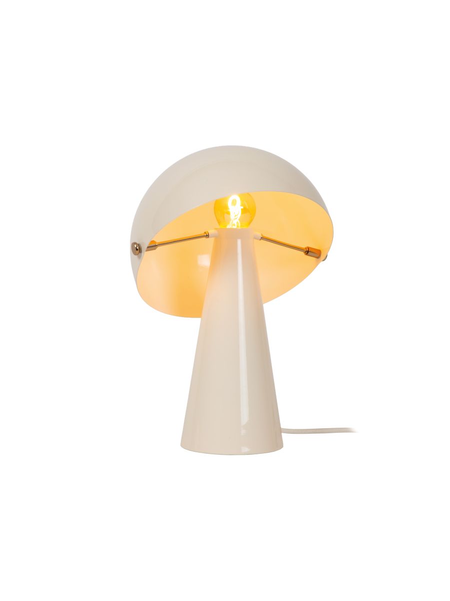 BARONE LAMPE DE TAB. CRÈME Ø23 1XE27 40W MÉTAL