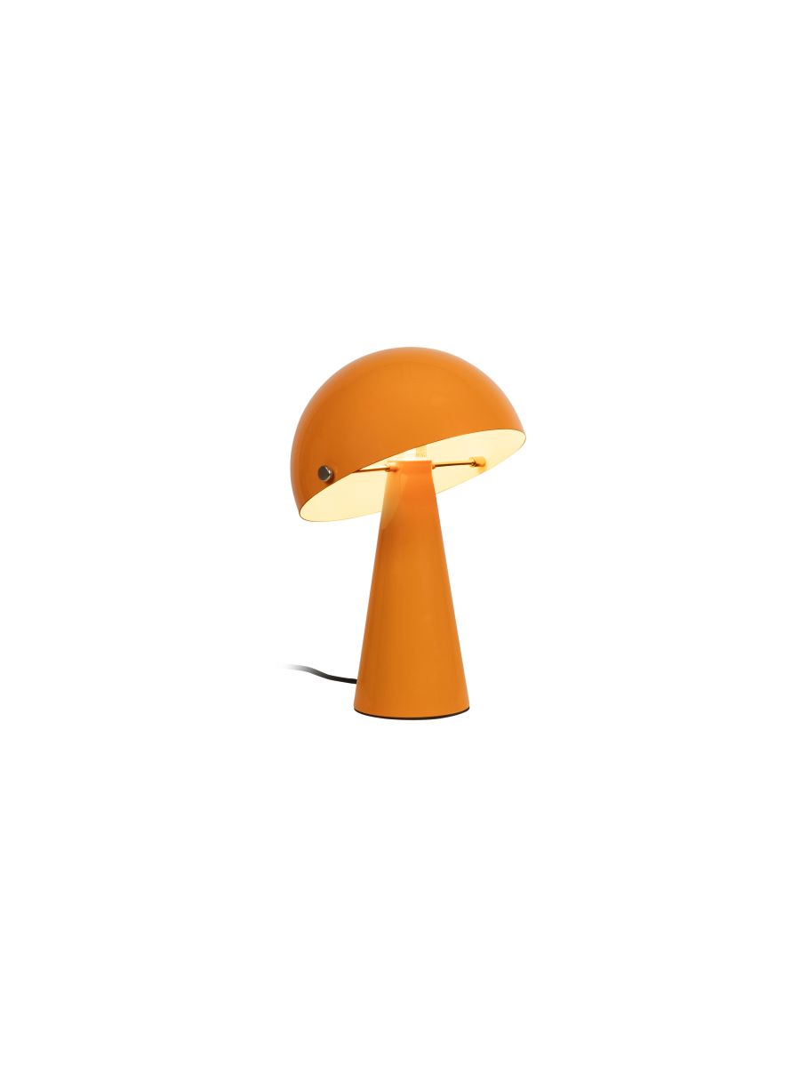 BARONE LAMPE DE TAB. ORANGE Ø23 1XE27 40W MÉTAL