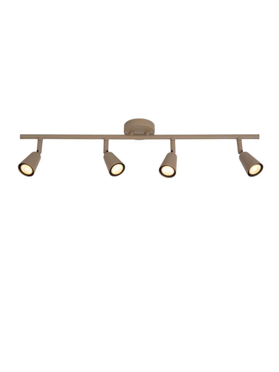 TIANA SPOT PLAFOND TAUPE 4XGU10 25W MÉTAL
