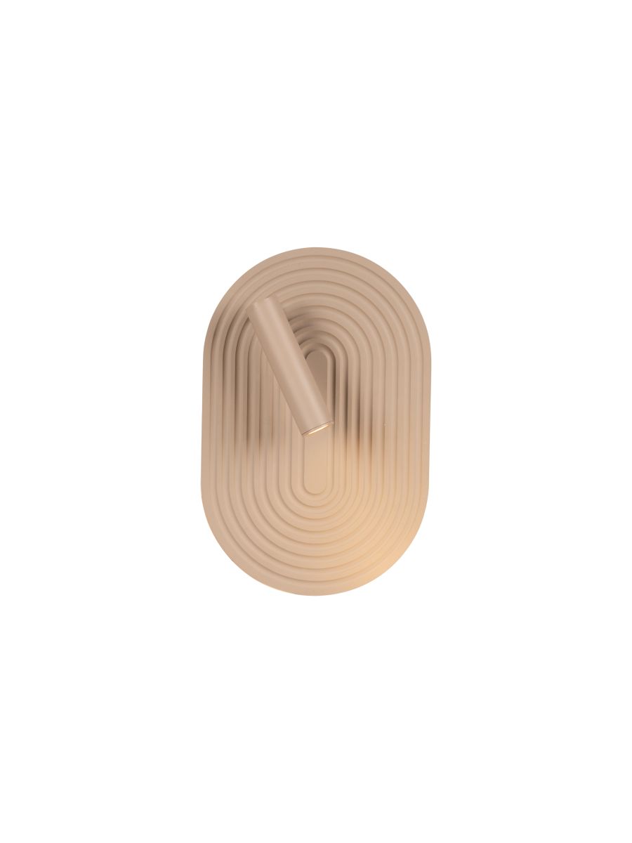 CARMINO APPLIQUE MUR. TAUPE LED 14W 2700K BOIS