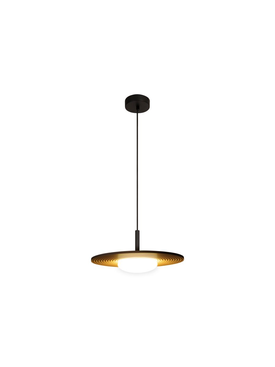 CARMINO SUSPENSION TAUPE Ø38,7 LED 8W 3000K BOIS