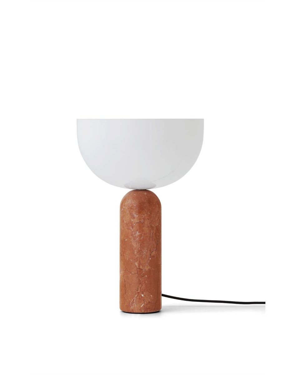 KIZU LAMPE DE TABLE LARGE MARBRE CUIVRÉ