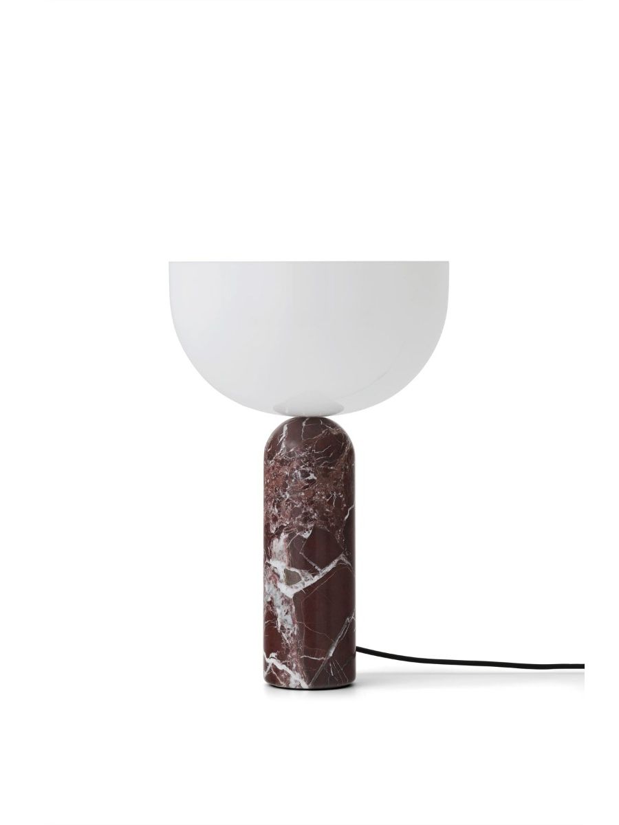 KIZU LAMPE DE TABLE LARGE MARBRE ROUGE