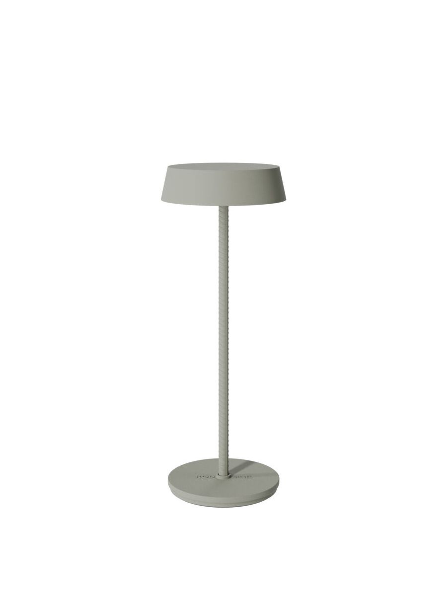 ROD LAMPE SUR BATTERIE GRIS MOUSSE