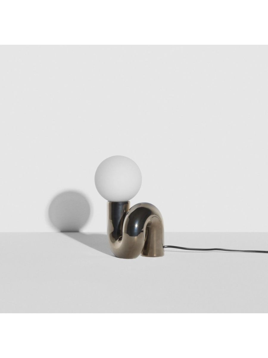 NEOTENIC H26 LAMPE DE TABLE ARGENTÉ