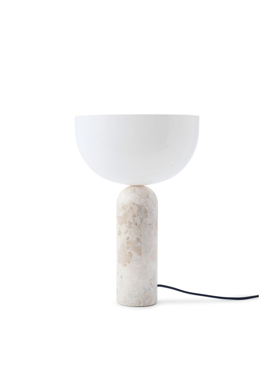 KIZU LAMPE DE TABLE LARGE MARBRE BEIGE