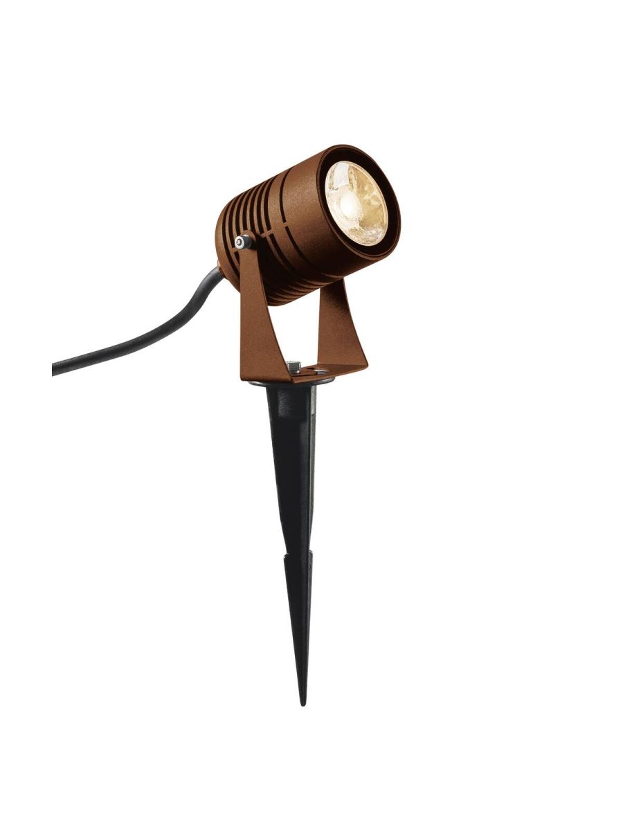 LED SPIKE SPOT À PIQUER ROUILLE