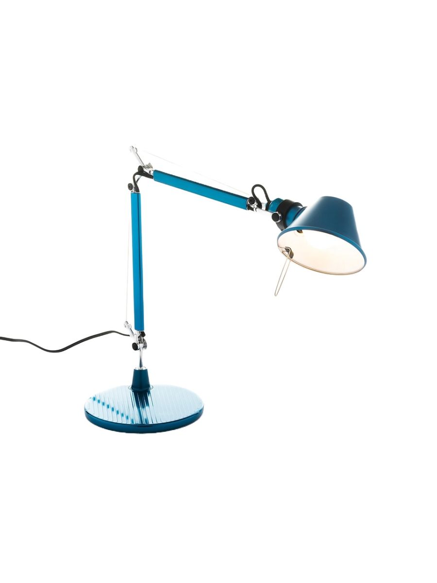 TOLOMEO MICRO TABLE E14-CORPS DE LAMPE + BASE-BLEU