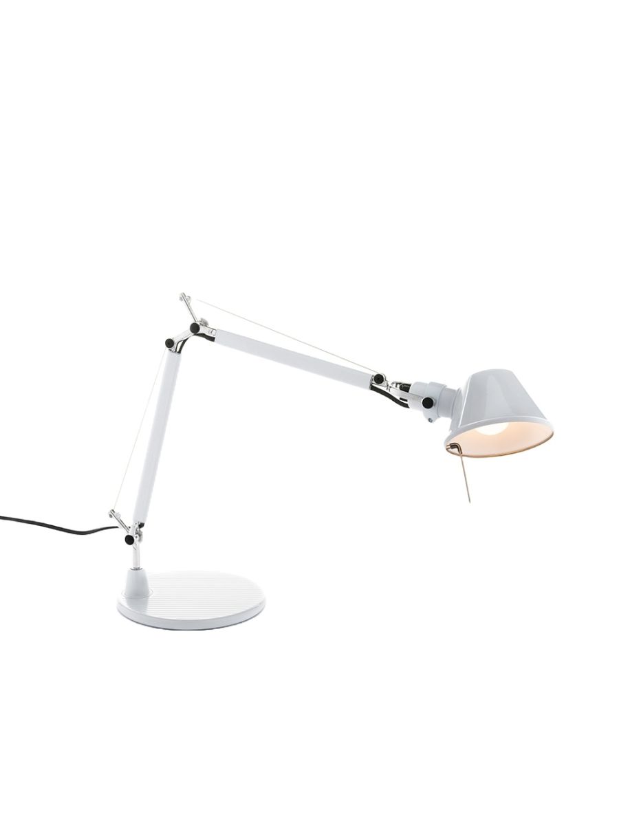 TOLOMEO MICRO TABLE E14-CORPS DE LAMPE + BASE-BLANC