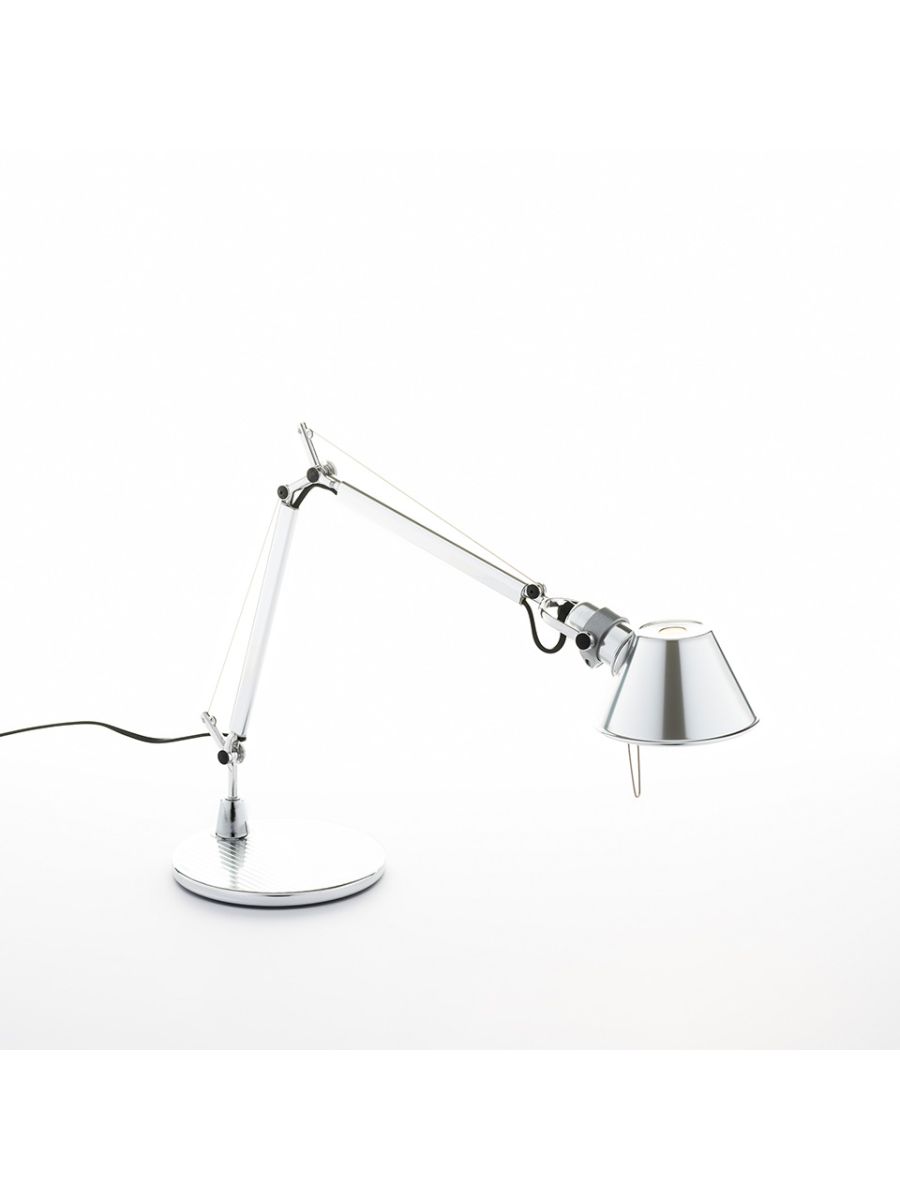 TOLOMEO MICRO TABLE E14-CORPS DE LAMPE + BASE-ARGENTÉ