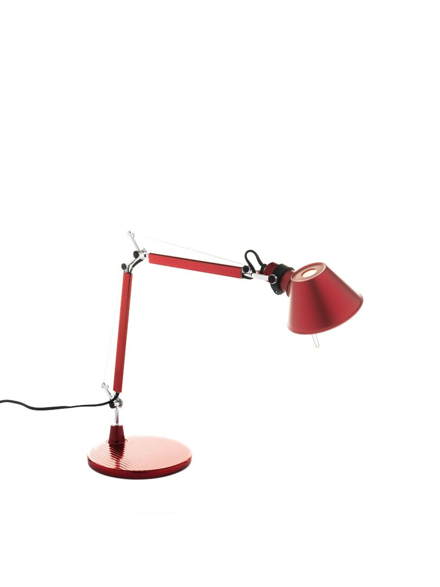 TOLOMEO MICRO TABLE E14-CORPS DE LAMPE + BASE-ROUGE