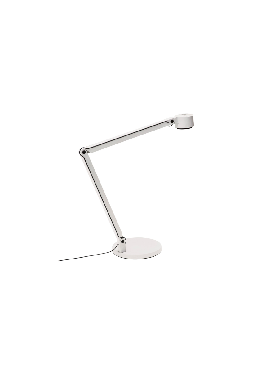 W127 LAMPE DE BUREAU-Blanc-BASE