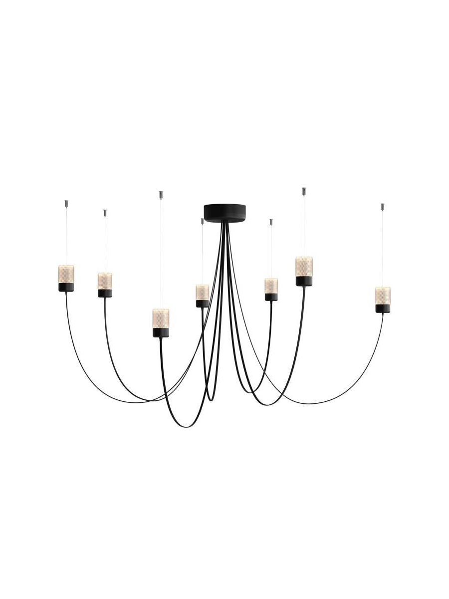 GRAVITY CHANDELIER SUSPENSION NOIR